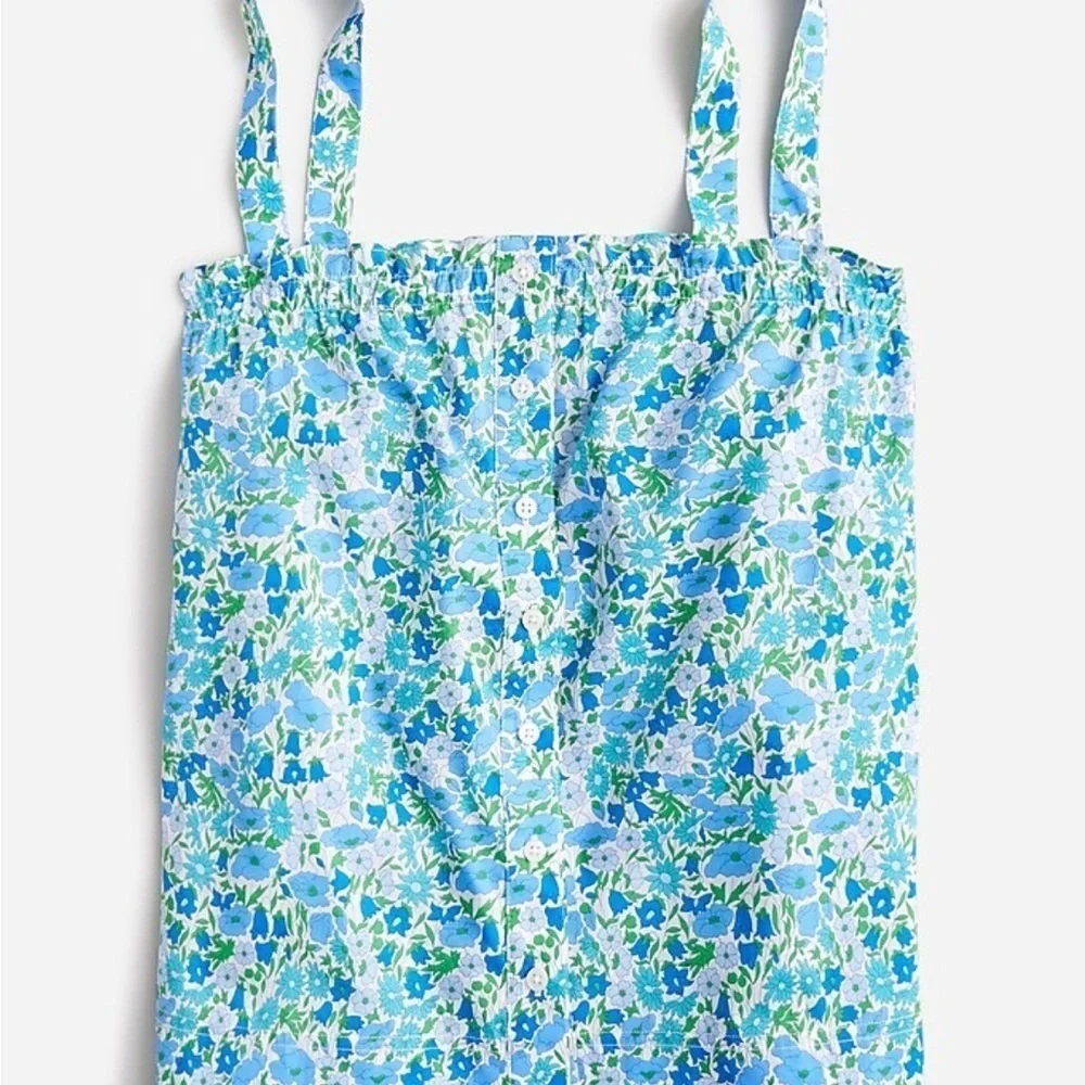 NWT Floral Blue Top by J. Crew